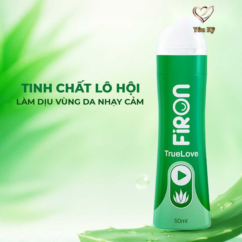 Gel bôi trơn tinh chất lô hội Firon True Love - Chai 50ml - Ảnh 4