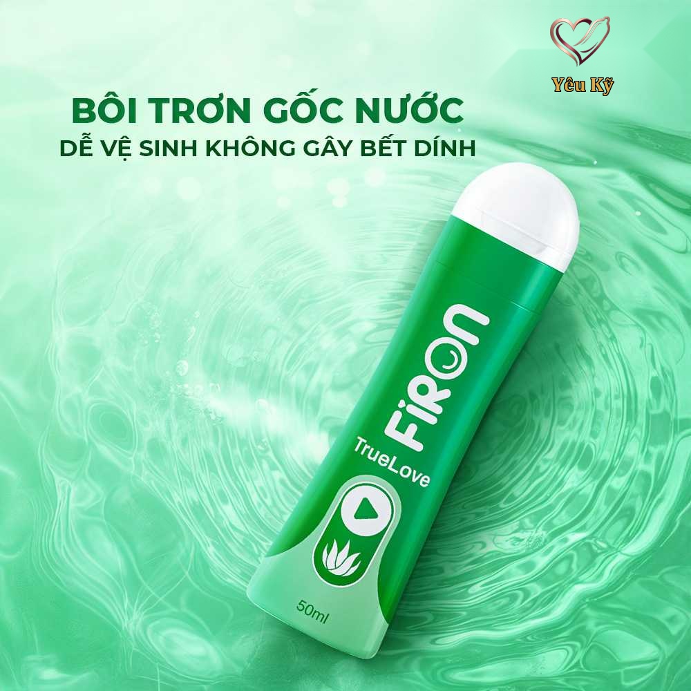 Gel bôi trơn tinh chất lô hội Firon True Love - Chai 50ml - Ảnh 6