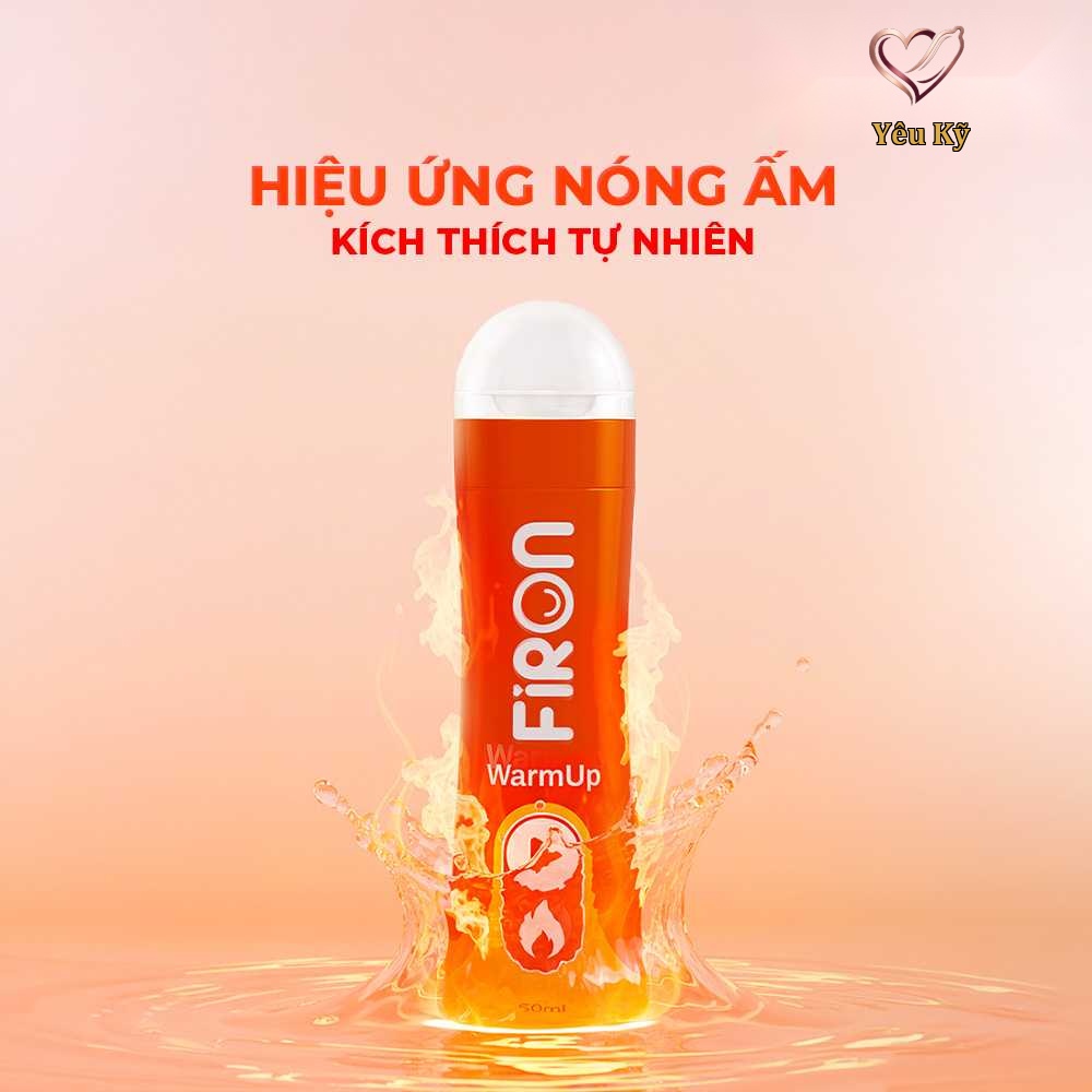 Gel bôi trơn ấm nóng Firon Warm Up - Chai 50ml - Ảnh 5
