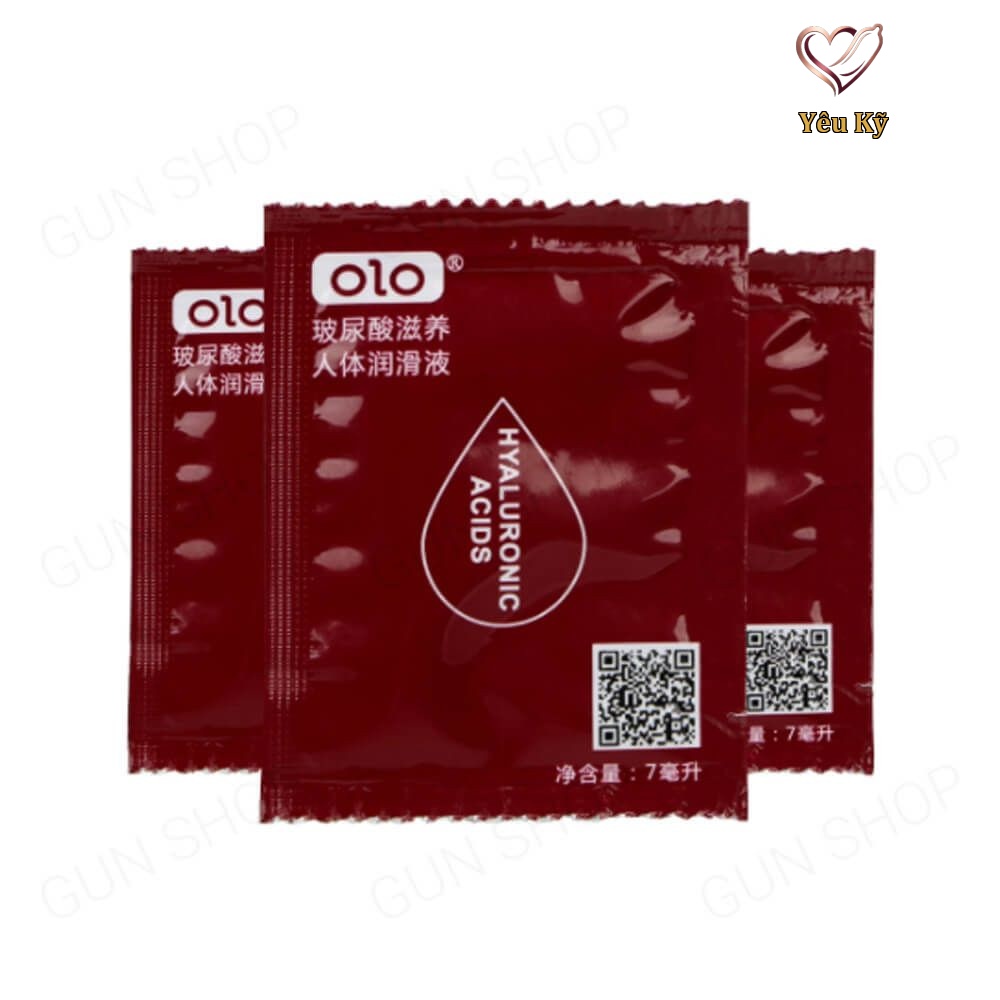 Bộ 5 gel bôi trơn OLO - Gói 7ml - Ảnh 2