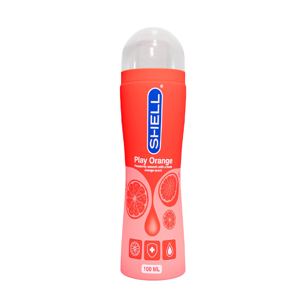 Gel bôi trơn hương cam Shell Play Orange - Chai 100ml
