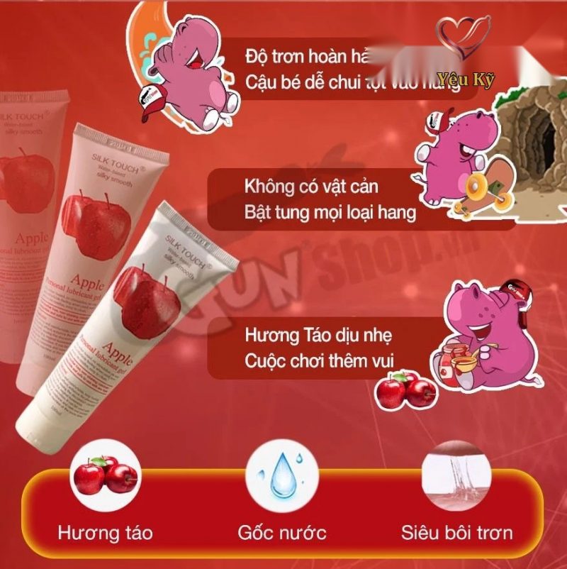 Gel bôi trơn Silk Touch - Chai 100ml