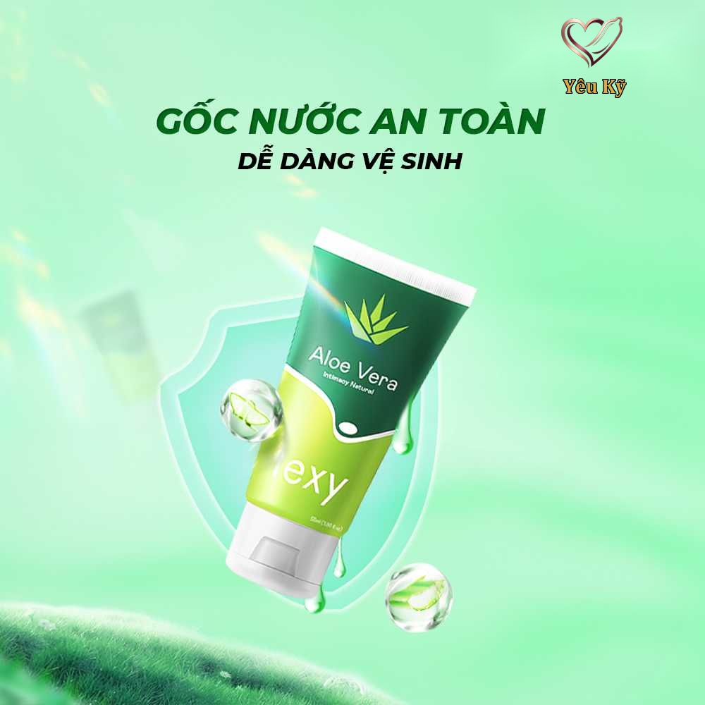 Gel bôi trơn tinh chất lô hội Lexy Aloe - Chai 50ml - Ảnh 5
