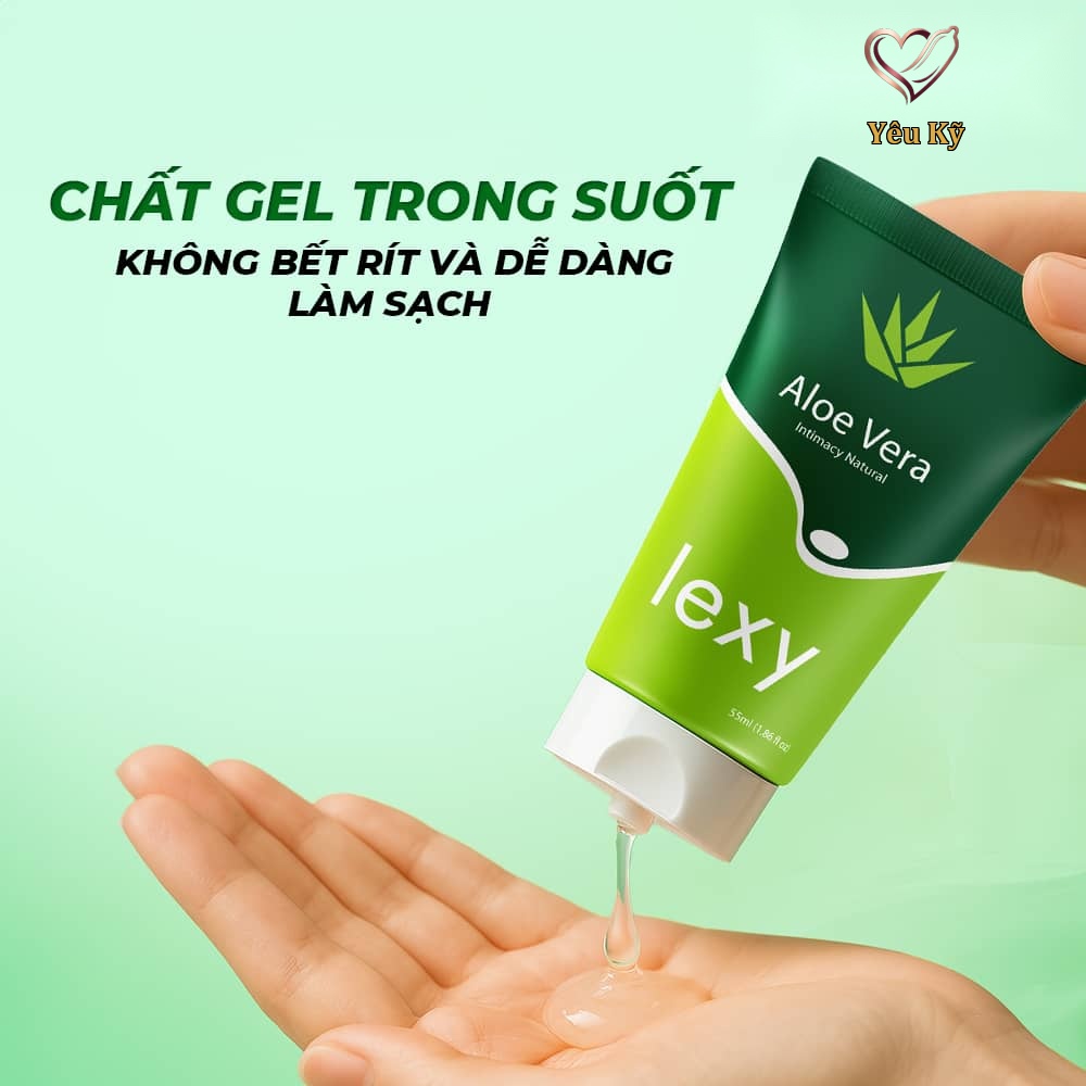 Gel bôi trơn tinh chất lô hội Lexy Aloe - Chai 50ml - Ảnh 6