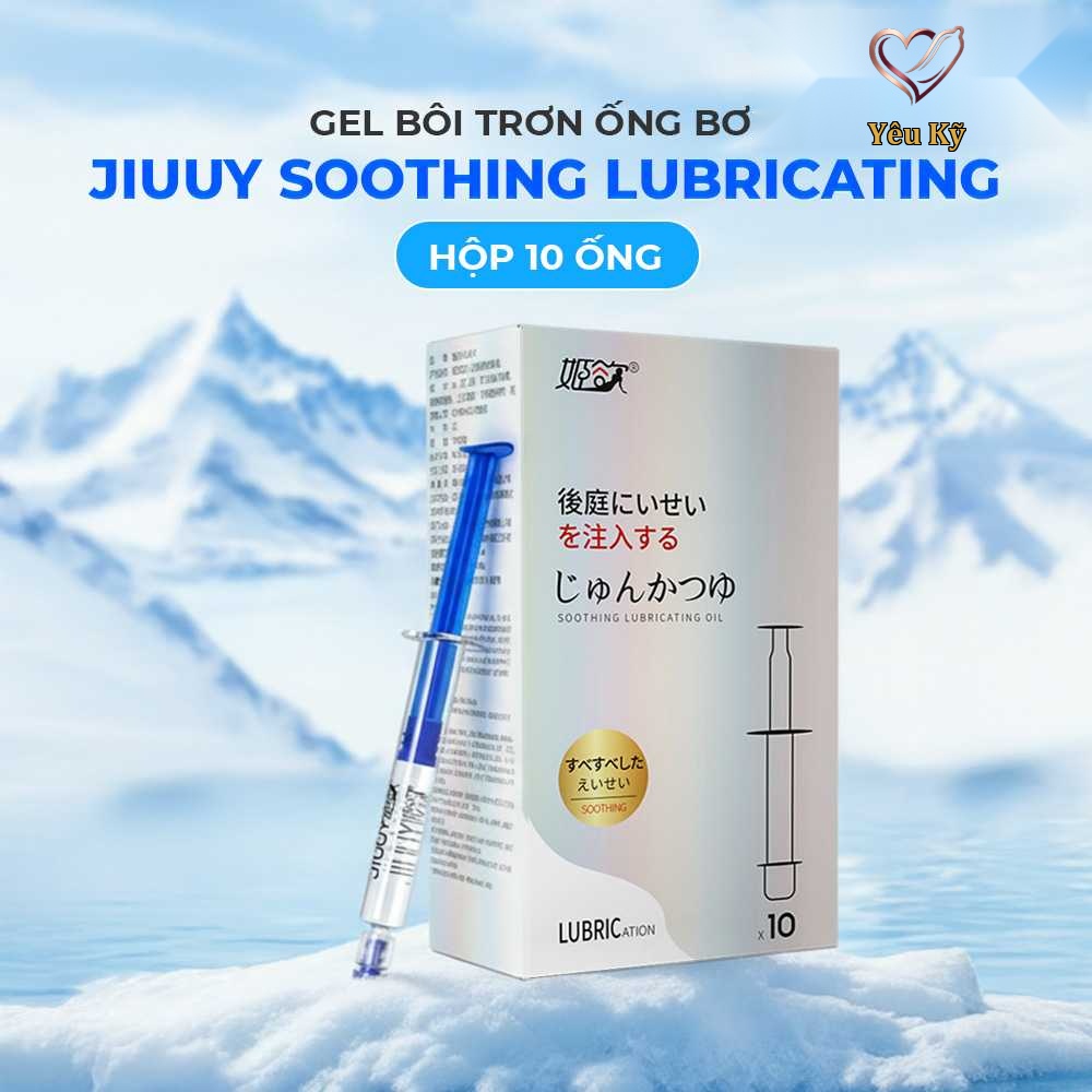 Gel bôi trơn ống bơm Jiuuy Soothing Lubricating - Giảm đau rát, làm dịu hậu môn - Hộp 10 ống - Ảnh 2