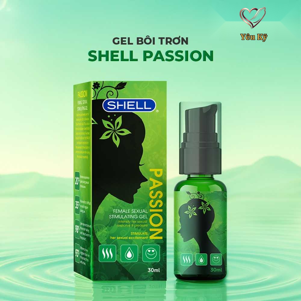 Gel bôi trơn tăng khoái cảm nữ Shell Passion - Chai 30ml - Ảnh 3
