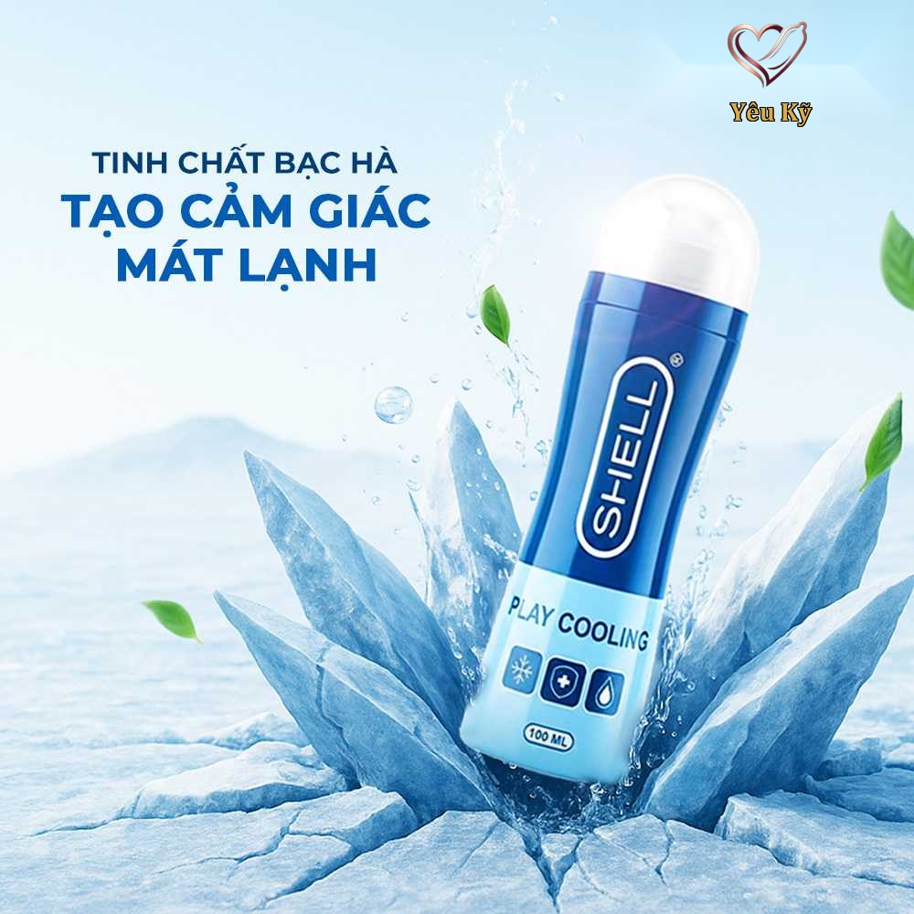 Gel bôi trơn mát lạnh Shell Play Cooling - Chai 100ml - Ảnh 4