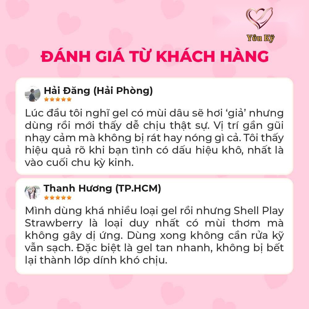 Gel bôi trơn hương dâu Shell Play Strawberry - Chai 100ml - Ảnh 8