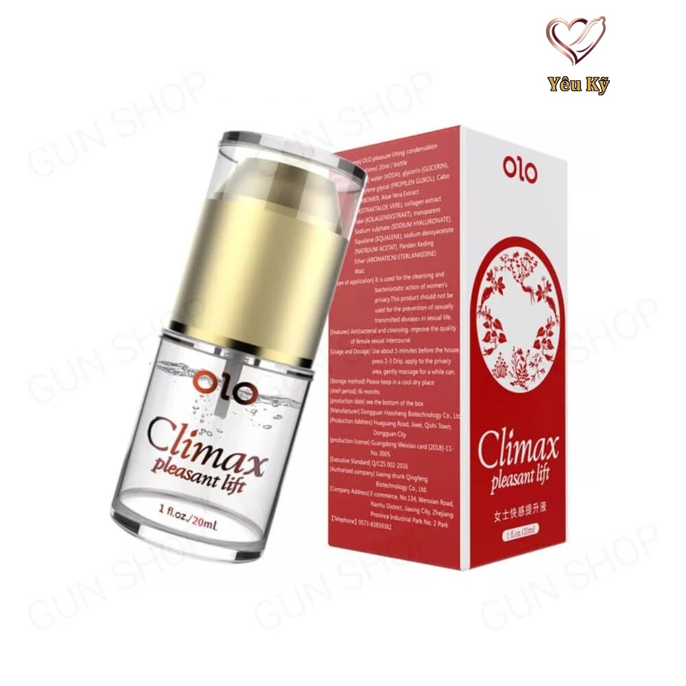 Gel bôi trơn tăng khoái cảm nữ OLO Climax Pleasant Lift - Chai 20ml - Ảnh 3
