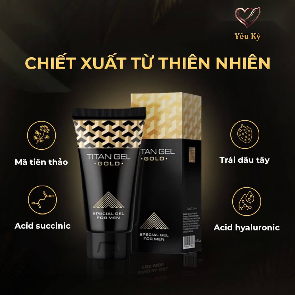 Gel bôi tăng kích thước cao cấp Titan Gold - Chai 50ml - Ảnh 4