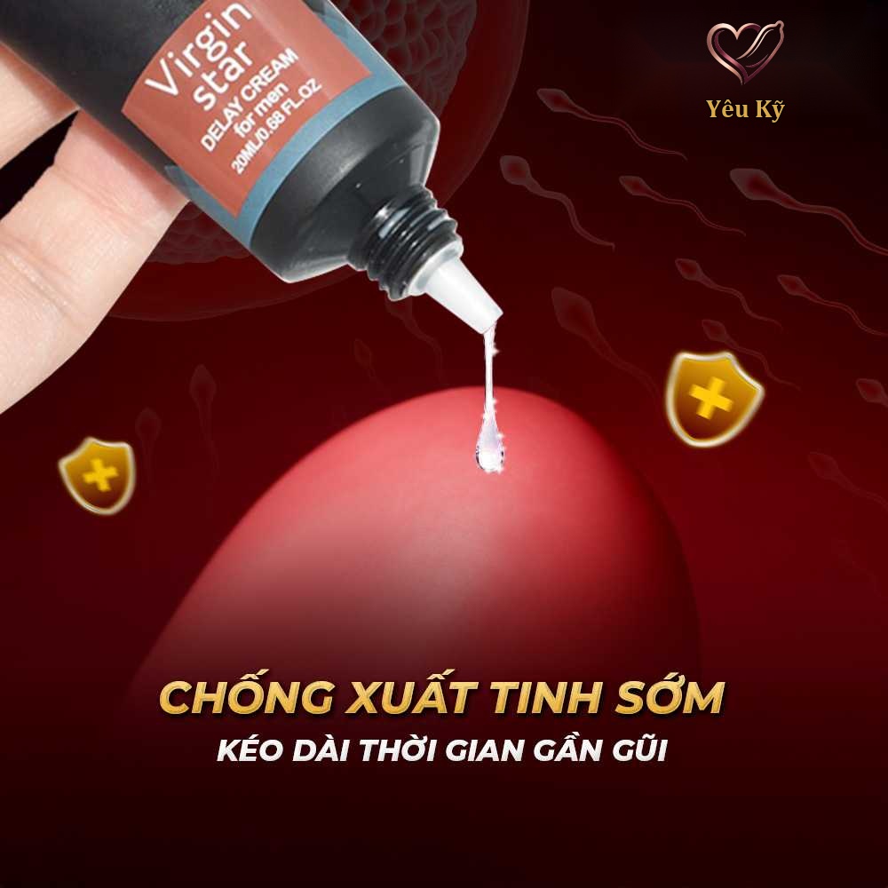 Gel bôi Virgin Star Power+ Delay Cream chống xuất tinh sớm - Chai 20ml - Ảnh 4