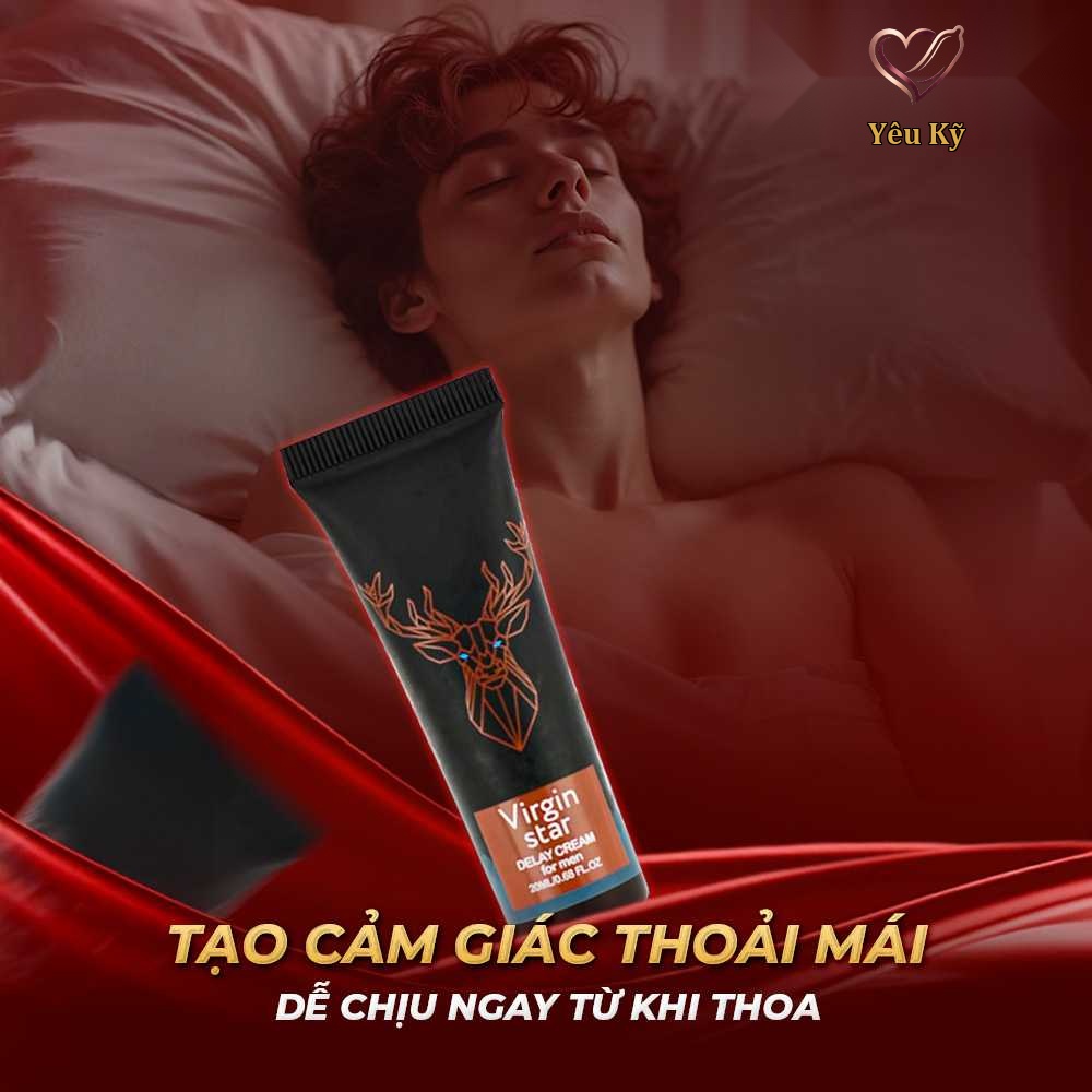 Gel bôi Virgin Star Power+ Delay Cream chống xuất tinh sớm - Chai 20ml - Ảnh 5