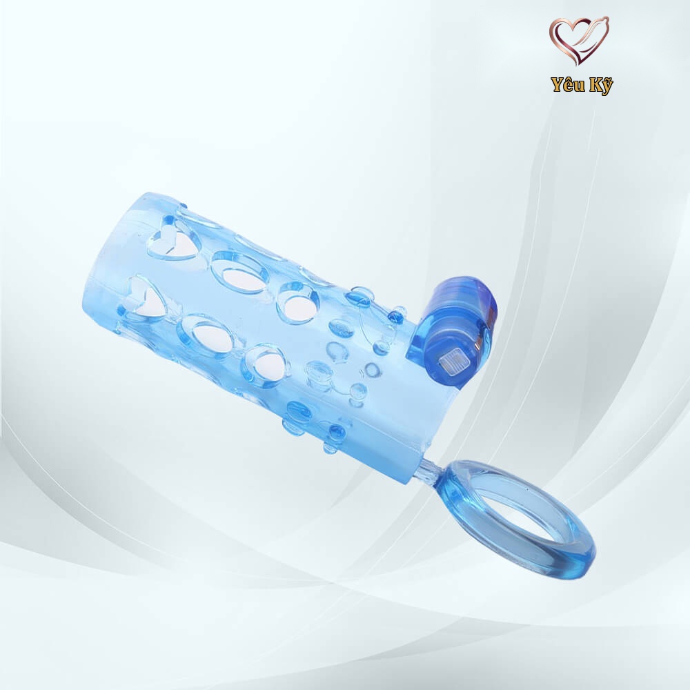 Bao cao su đôn dên rung Chisa Vibrating Sleeve Enhancer - Ảnh 3