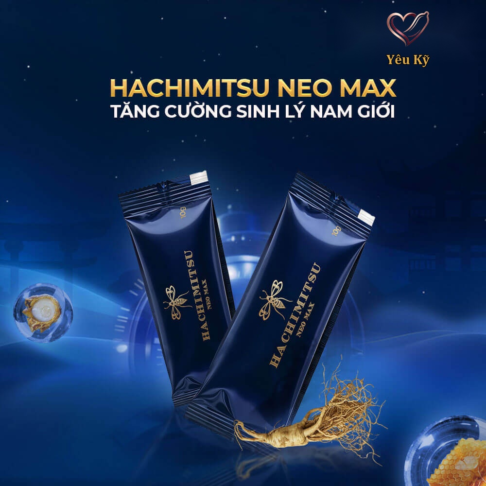 Tinh chất Hachimitsu Neo Max - Tăng cường sinh lý nam giới - 1 gói - Ảnh 2