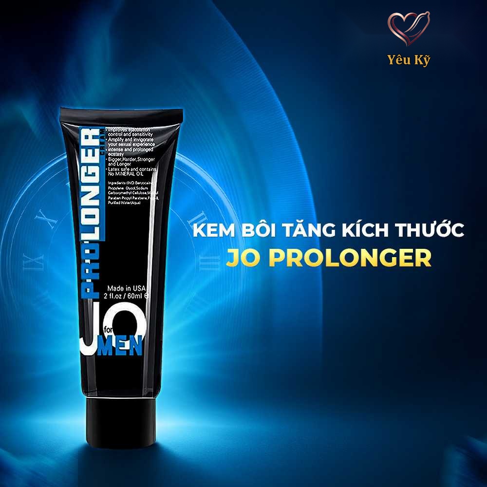Kem bôi tăng kích thước, hỗ trợ kéo dài thời gian JO Prolonger - Chai 60g - Ảnh 2