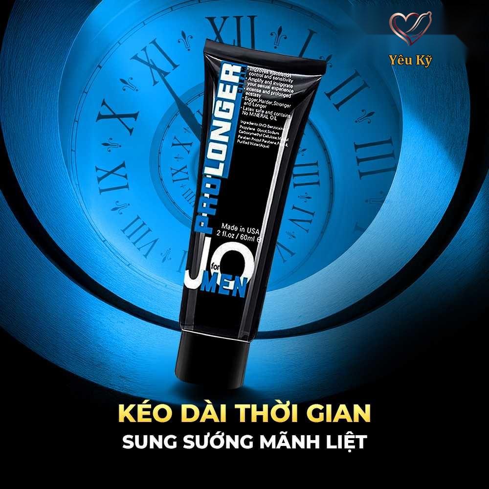 Kem bôi tăng kích thước, hỗ trợ kéo dài thời gian JO Prolonger - Chai 60g - Ảnh 6