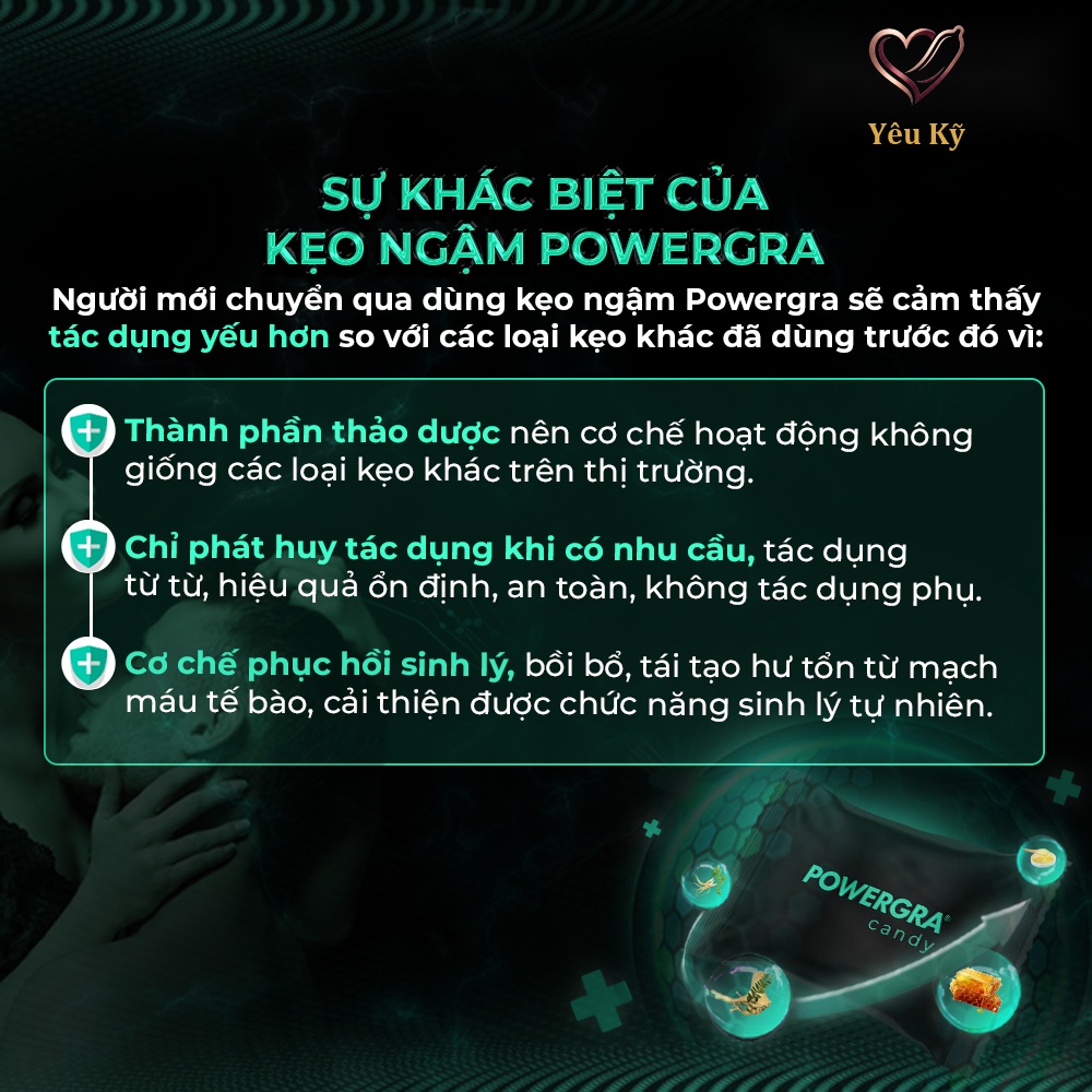 Kẹo bạc hà Powergra Mint Energy tăng cường sinh lý - Hộp 10 viên - Ảnh 5