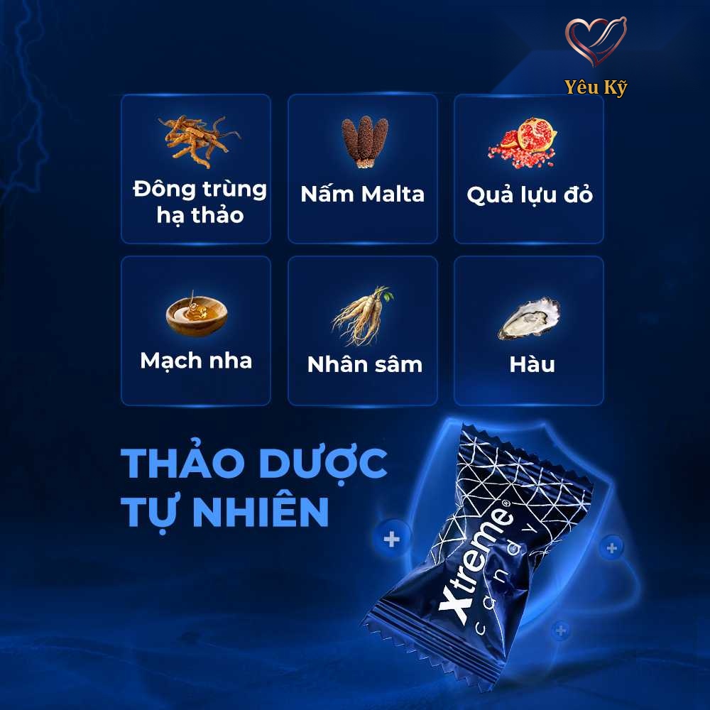 Kẹo nhân sâm Xtreme tăng cường sinh lý - 1 viên - Ảnh 3