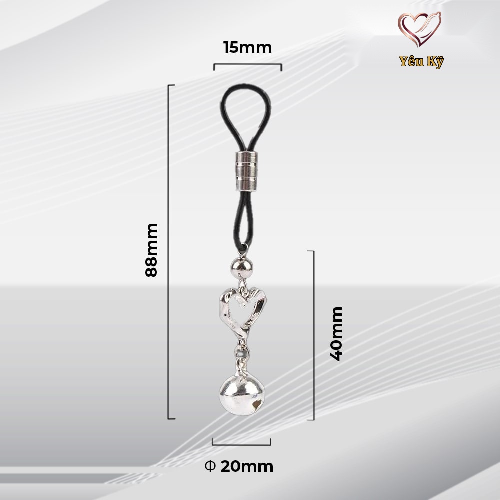 Kẹp vú kích thích đầu ti Chisa Senuelo Heart Echo Nipple Clamps - Ảnh 2