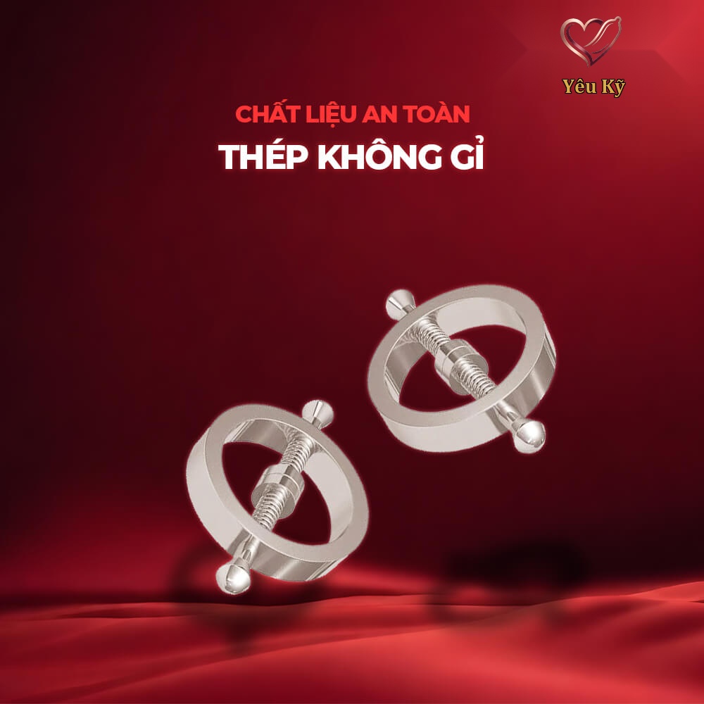 Kẹp vú kích thích đầu ti Chisa Sins Inquisition Spring Metal - Ảnh 4
