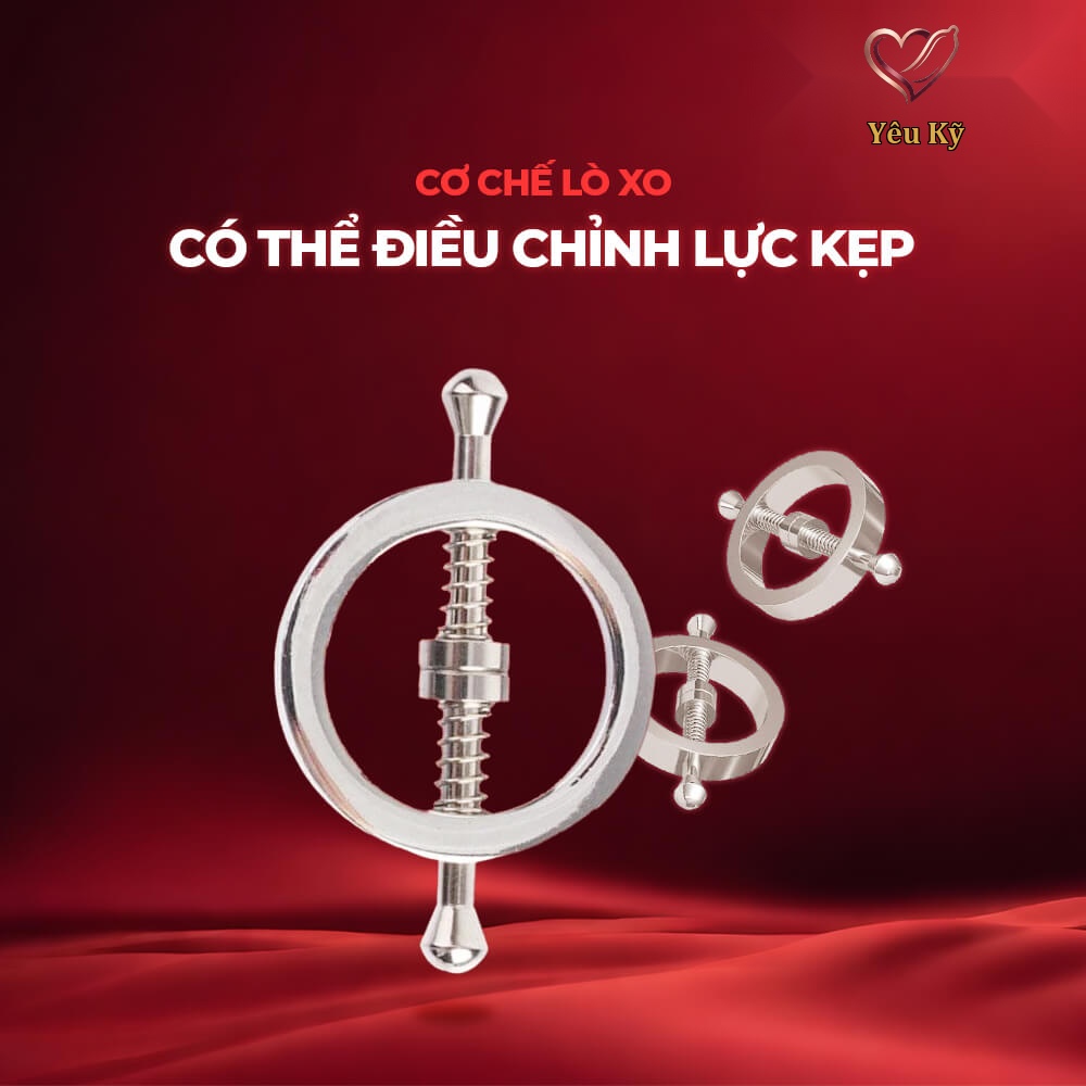 Kẹp vú kích thích đầu ti Chisa Sins Inquisition Spring Metal - Ảnh 5