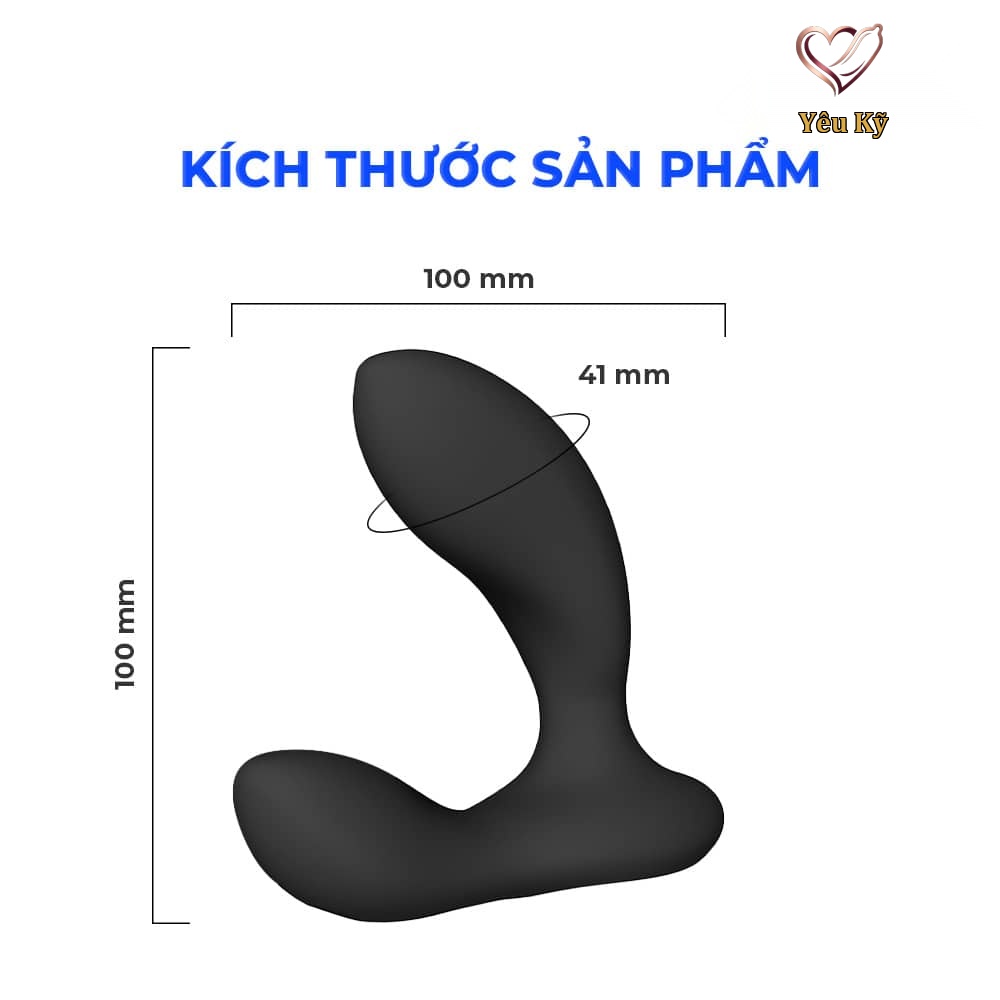 Máy massage tuyến tiền liệt Lelo Hugo 2 Remote Black - Ảnh 2