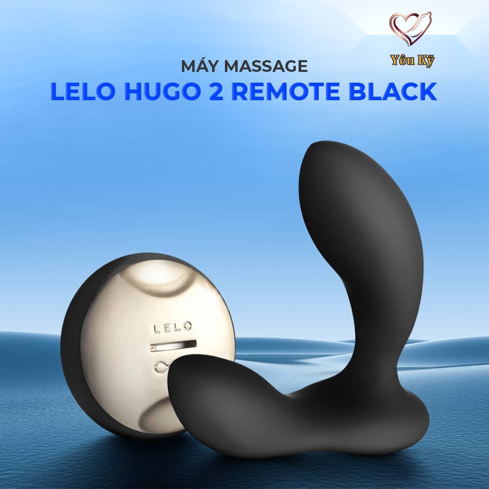 Máy massage tuyến tiền liệt Lelo Hugo 2 Remote Black - Ảnh 3