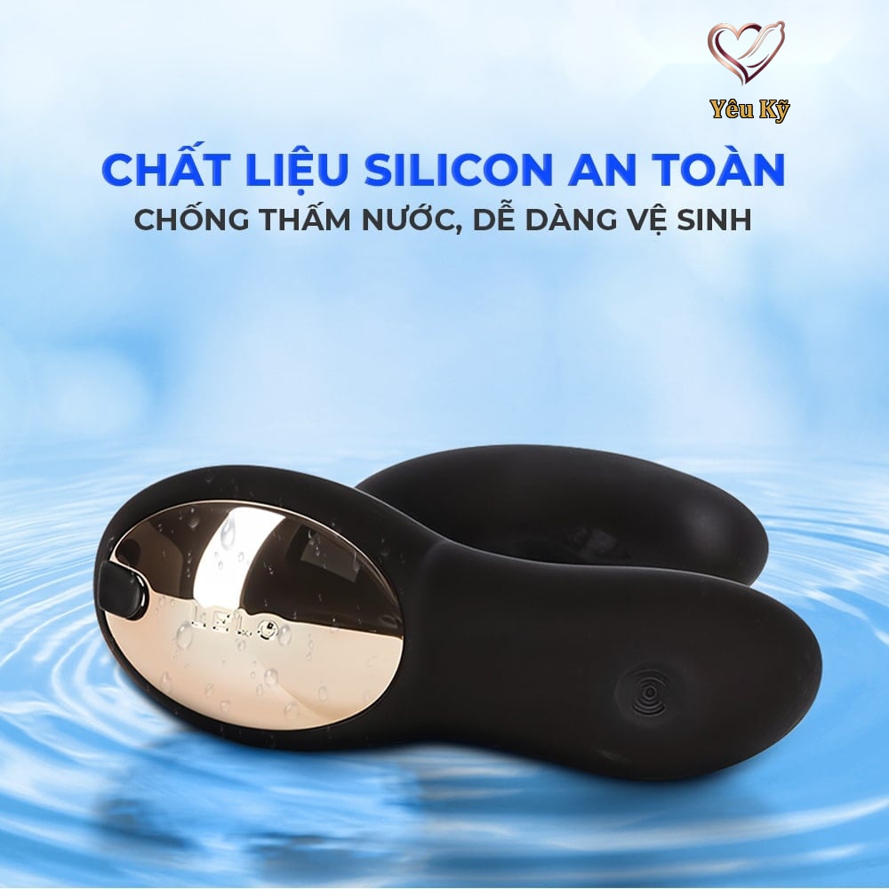Máy massage tuyến tiền liệt Lelo Hugo 2 Remote Black - Ảnh 8