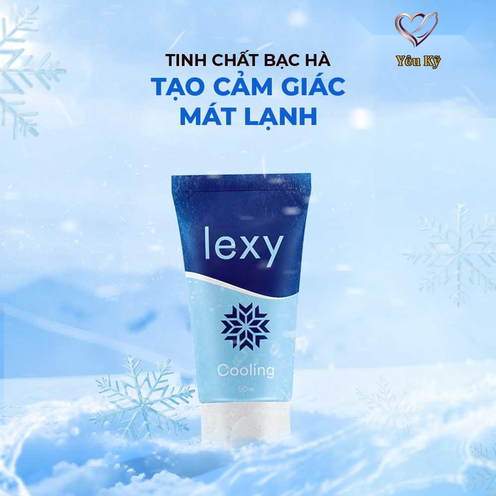 Gel bôi trơn bạc hà mát lạnh Lexy Cooling - Chai 50ml - Ảnh 3