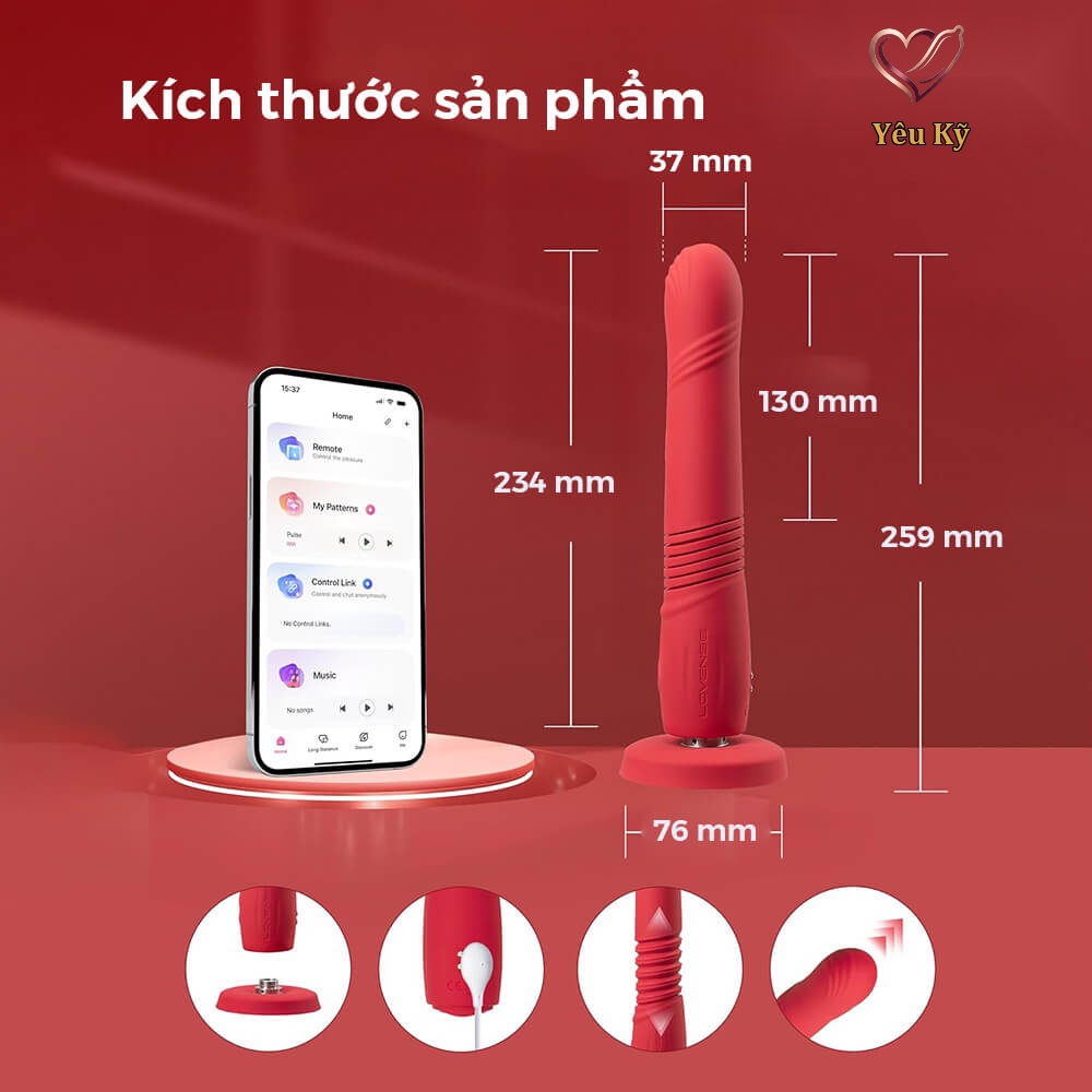 Dương vật giả đa năng Lovense Gravity - Ảnh 2