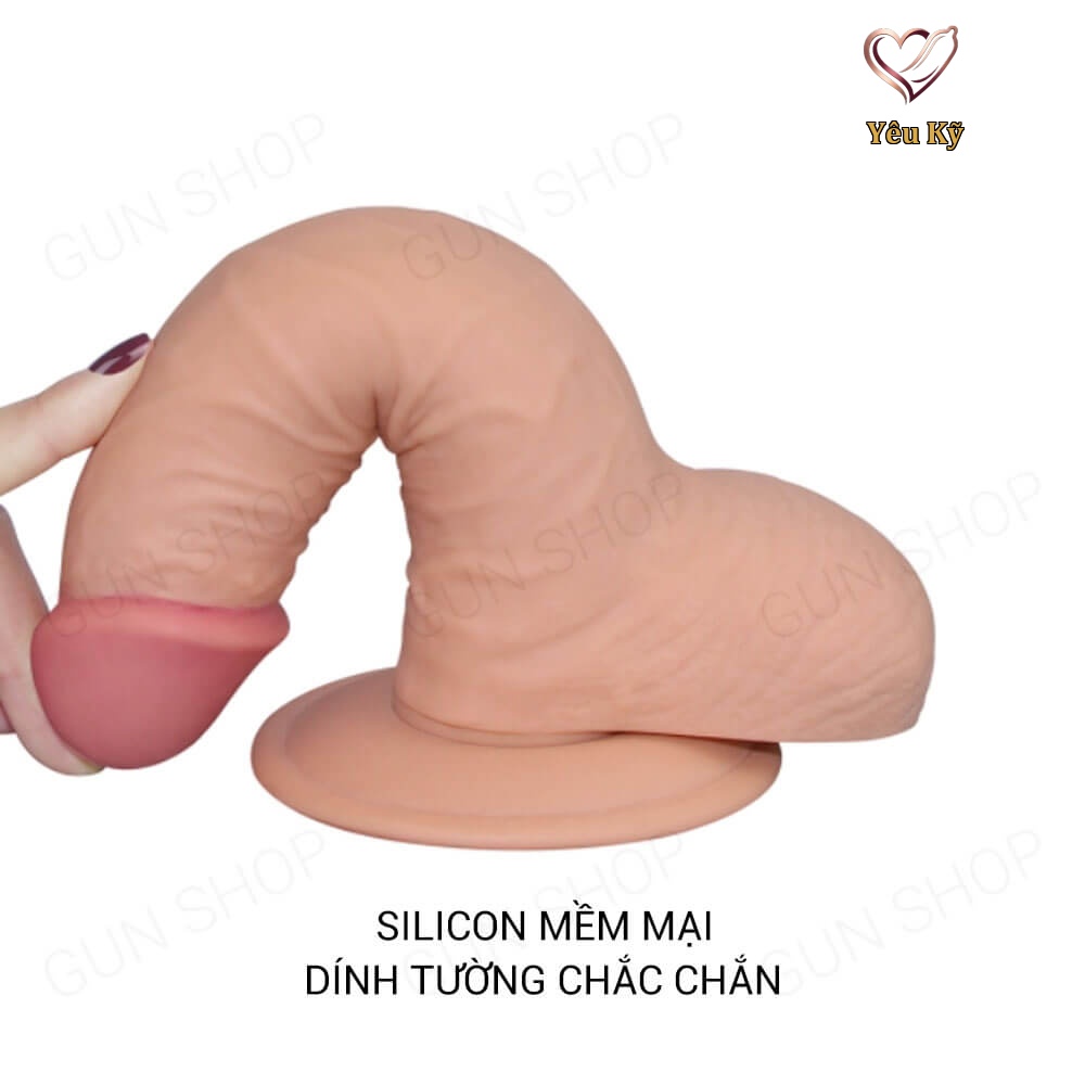 Dương vật giả dính tường Lovetoy Ultra Soft Dude 7.5 inch - Ảnh 3