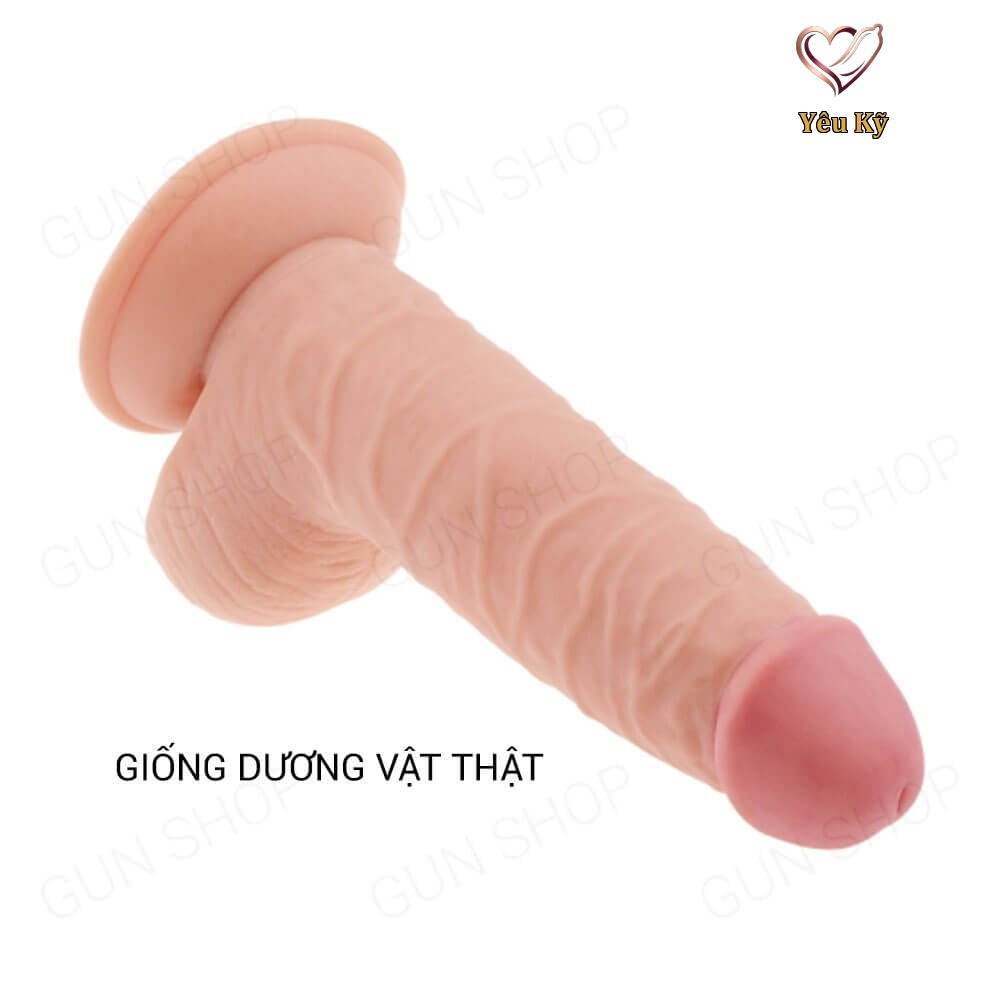 Dương vật giả dính tường Lovetoy Ultra Soft Dude 7.5 inch - Ảnh 4