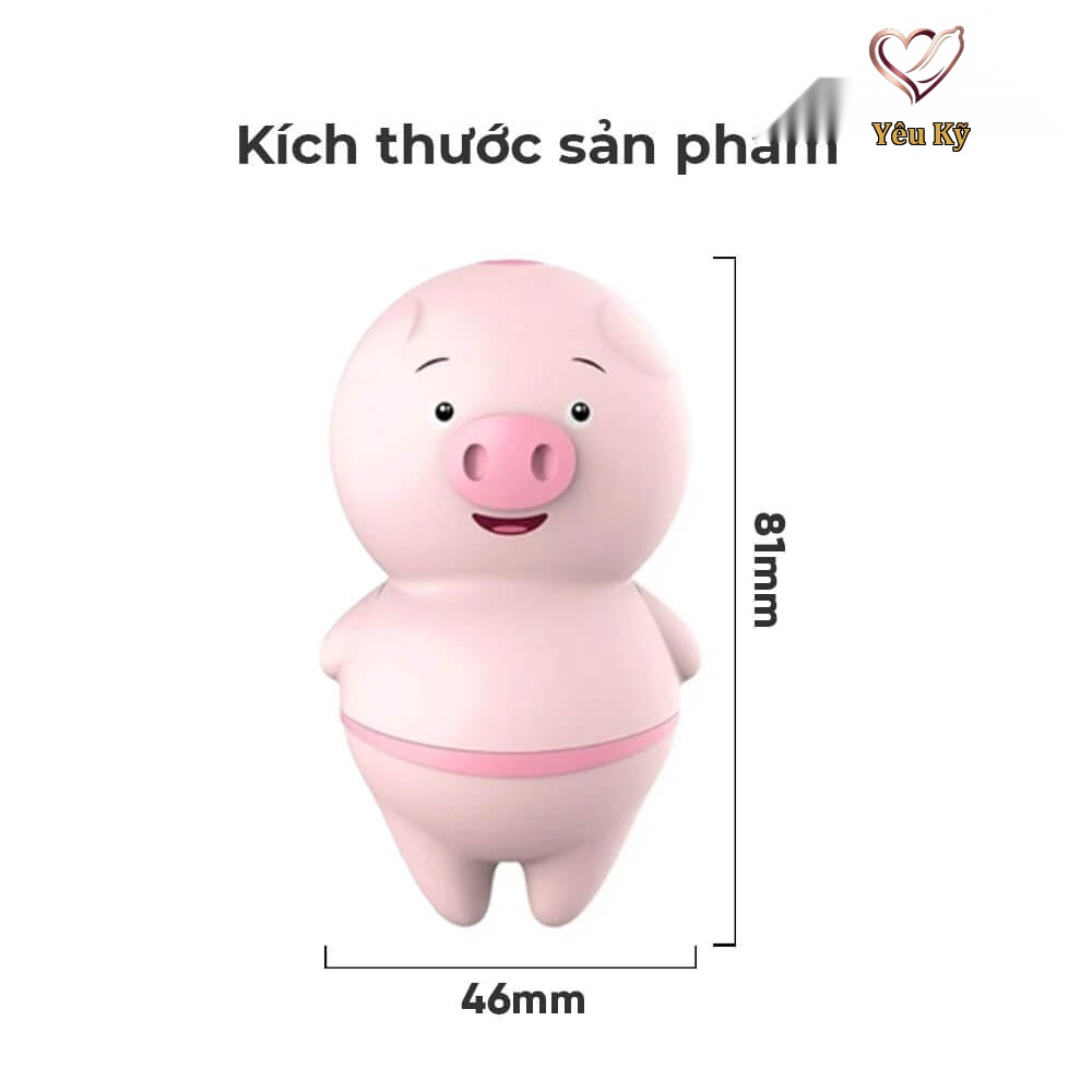 Lưỡi liếm ngụy trang heo con Vibrator sạc điện - Ảnh 2