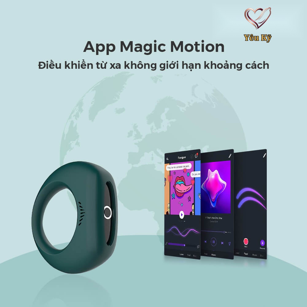 Vòng rung tăng khoái cảm Magic Motion Dante II - Ảnh 3