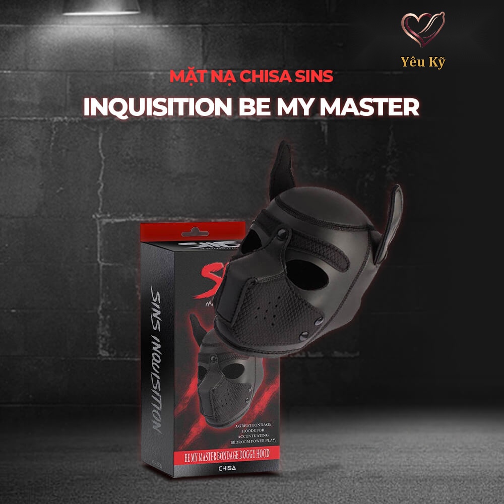Mặt nạ BDSM Chisa Sins Inquisition Be My Master Bondage Doggy Hood - Ảnh 3