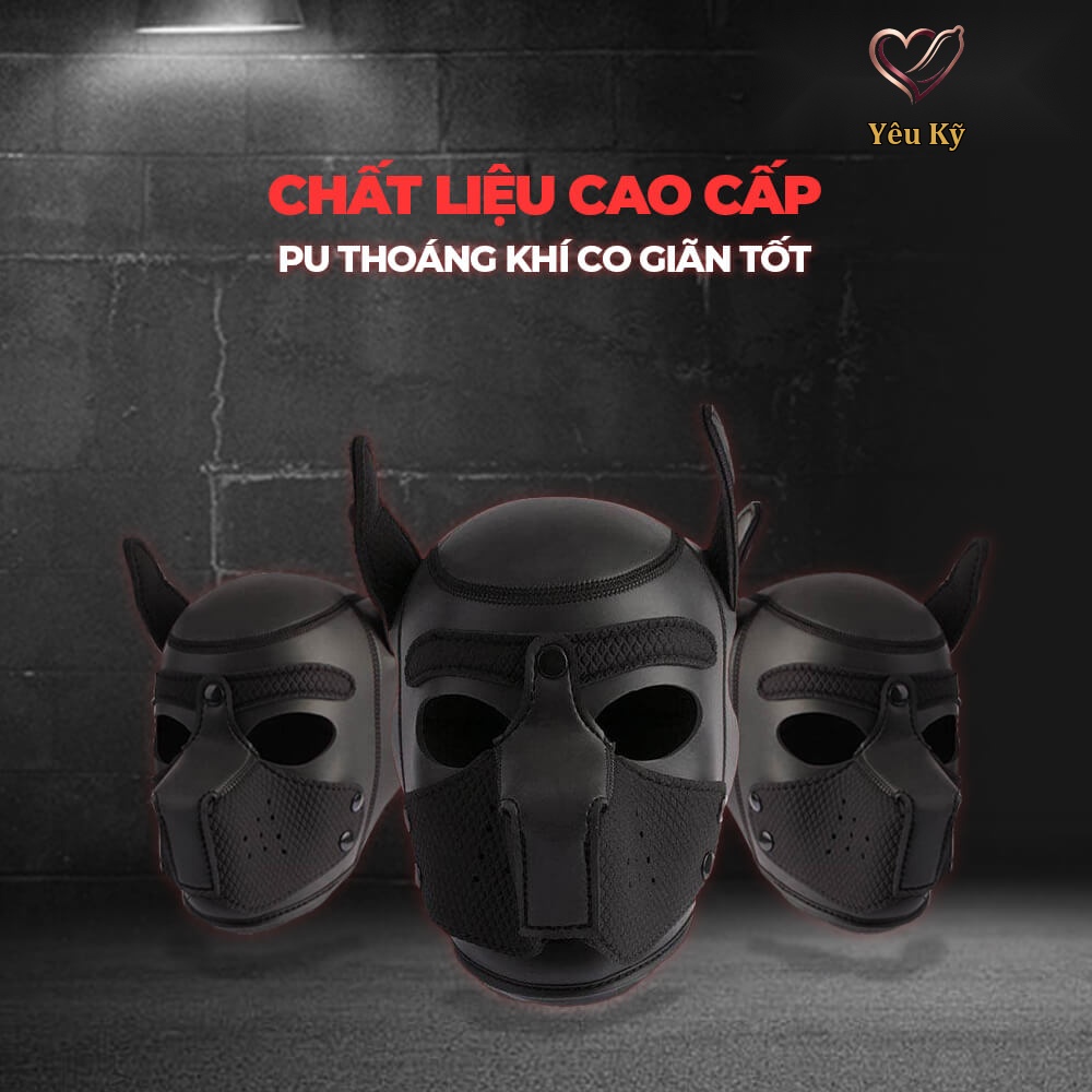 Mặt nạ BDSM Chisa Sins Inquisition Be My Master Bondage Doggy Hood - Ảnh 4