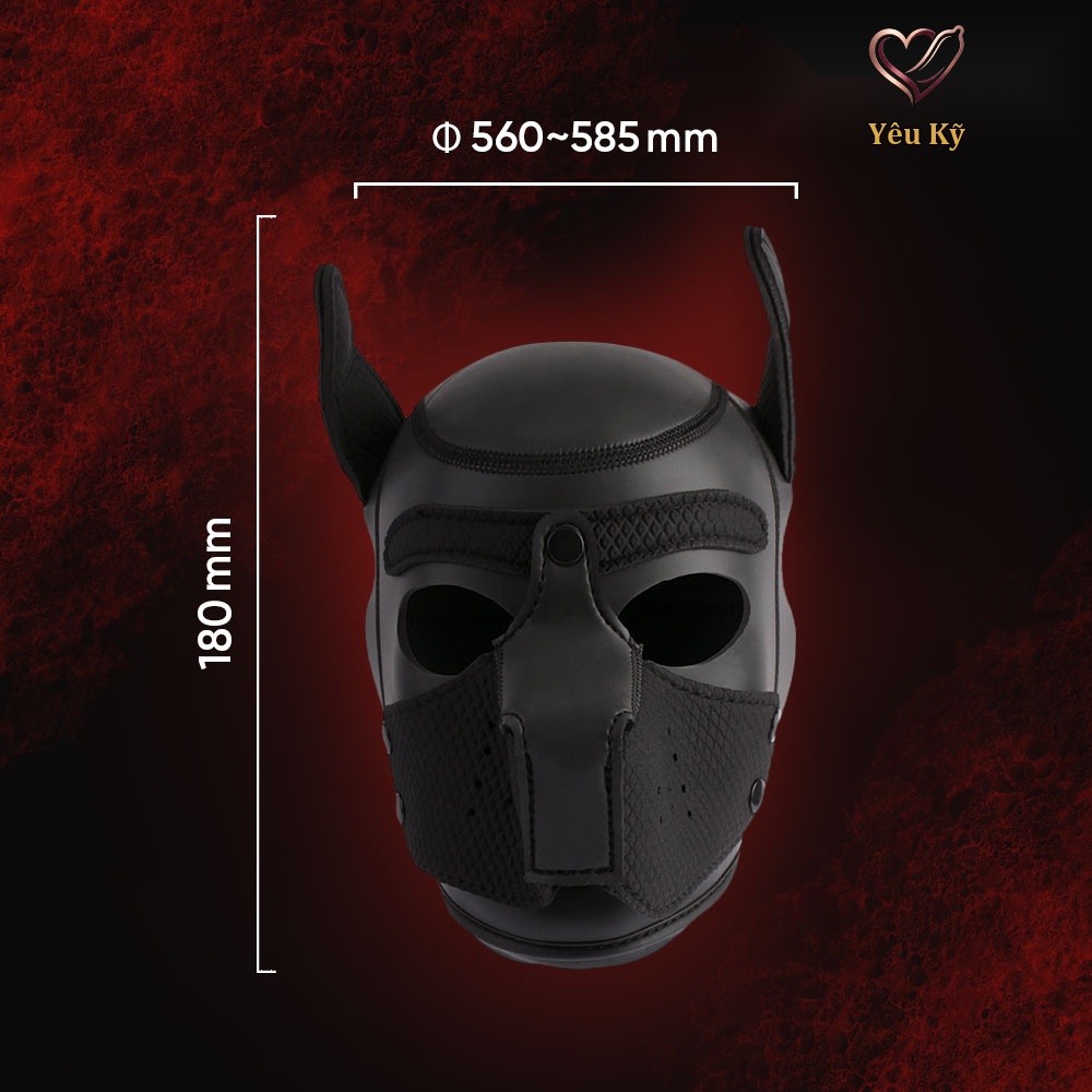 Mặt nạ BDSM Chisa Sins Inquisition Be My Master Bondage Doggy Hood - Ảnh 2
