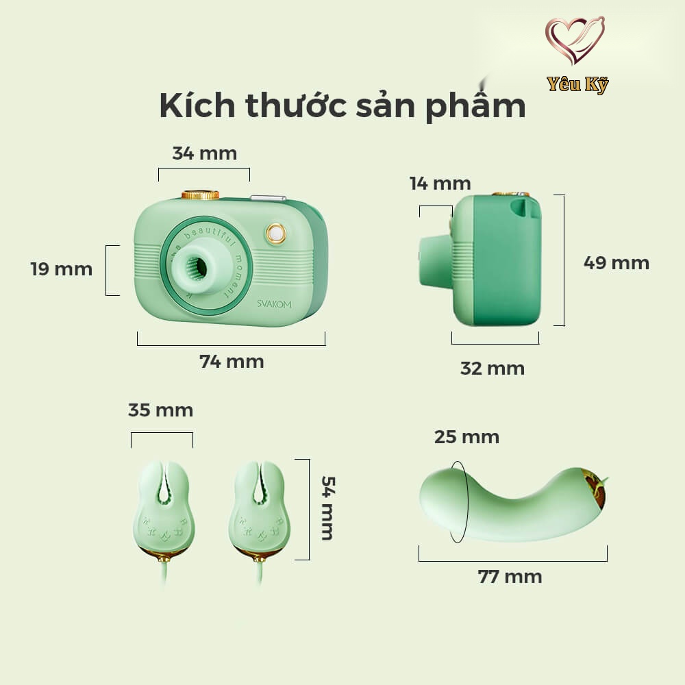 Máy massage 4 món Svakom Alberta - Ảnh 2