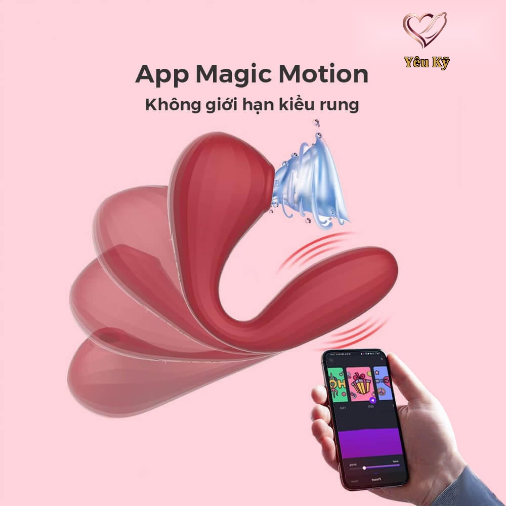 Máy massage Magic Motion Bobi Đỏ - Ảnh 3