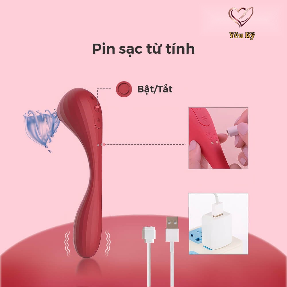 Máy massage Magic Motion Bobi Đỏ - Ảnh 7