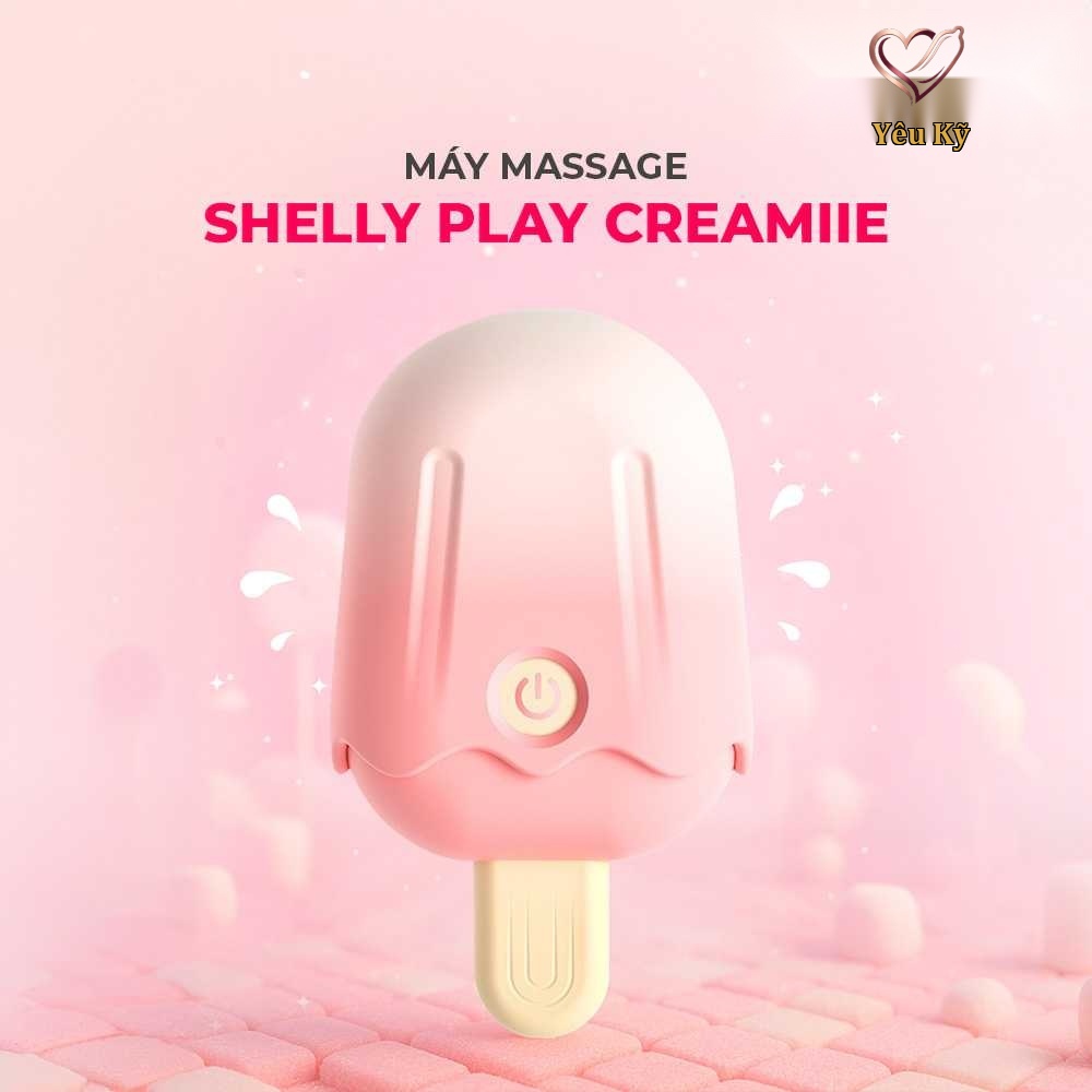 Máy massage hình que kem Shelly Play Creamiie - Ảnh 3
