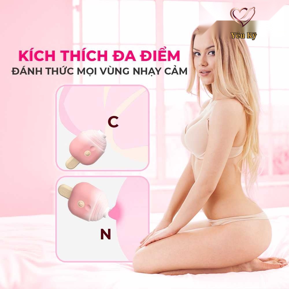 Máy massage hình que kem Shelly Play Creamiie - Ảnh 7