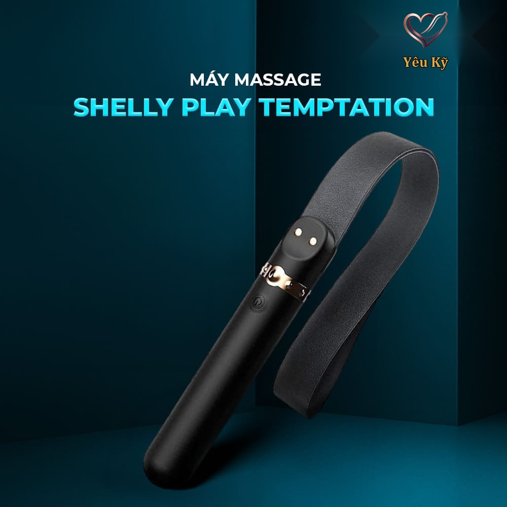 Máy massage kết hợp roi da BDSM Shelly Play Temptation - Ảnh 3