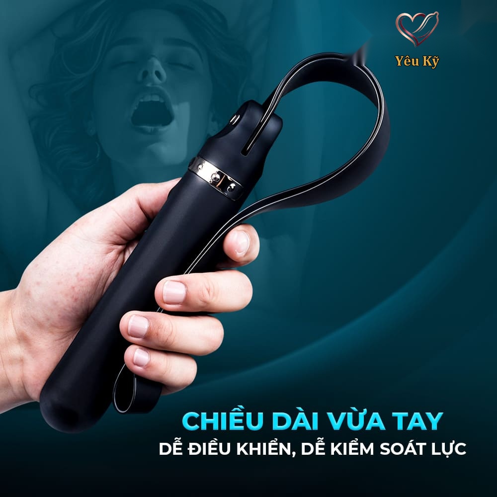 Máy massage kết hợp roi da BDSM Shelly Play Temptation - Ảnh 5