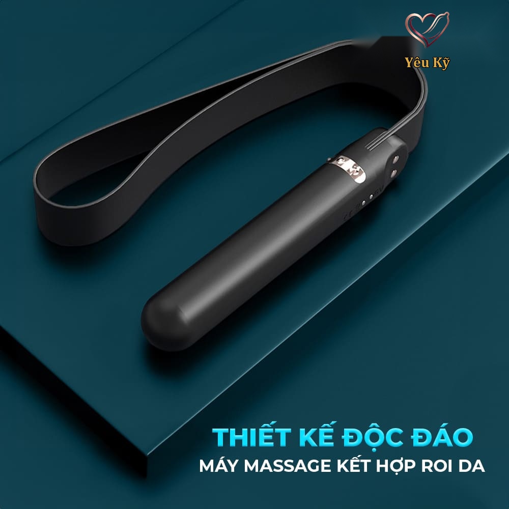 Máy massage kết hợp roi da BDSM Shelly Play Temptation - Ảnh 6
