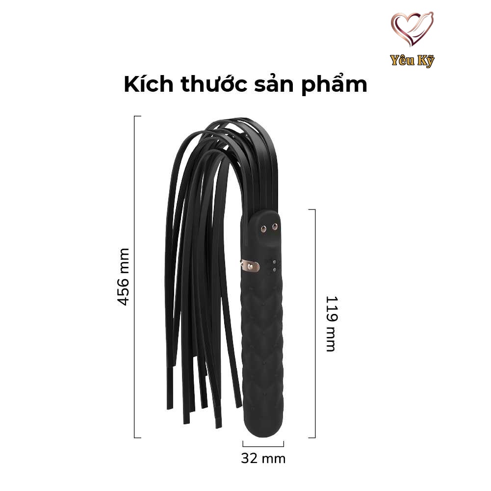 Máy massage kết hợp roi da BDSM Shelly Play Vibelash - Ảnh 2