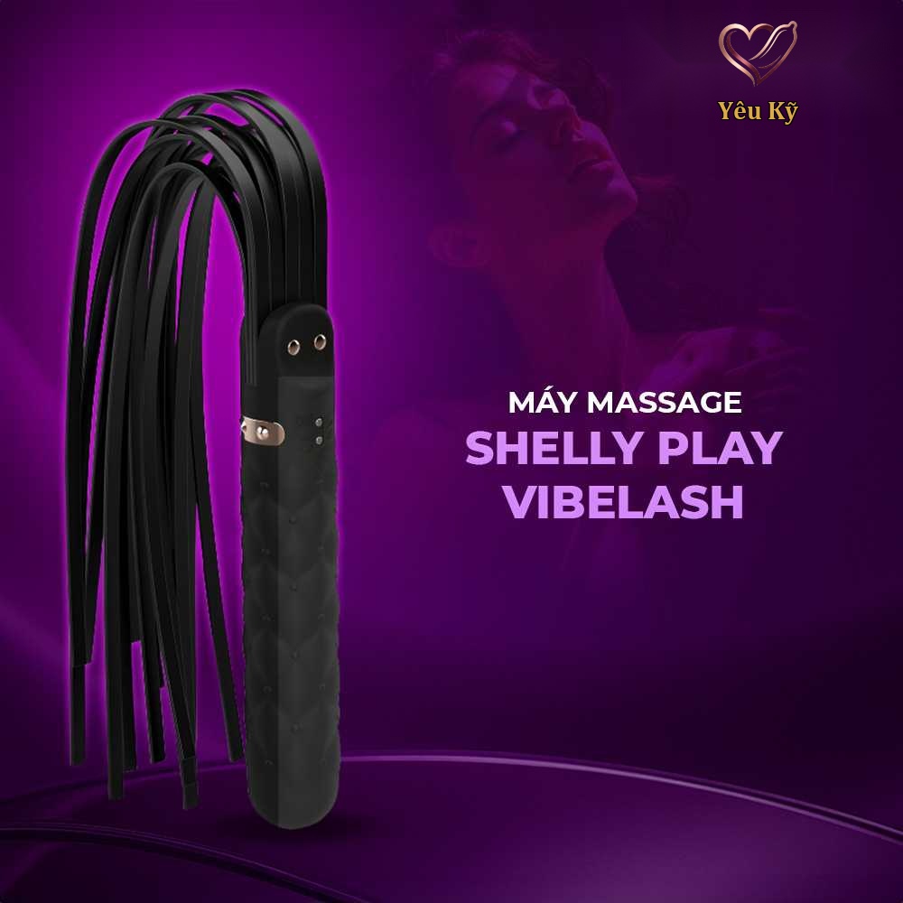 Máy massage kết hợp roi da BDSM Shelly Play Vibelash - Ảnh 3