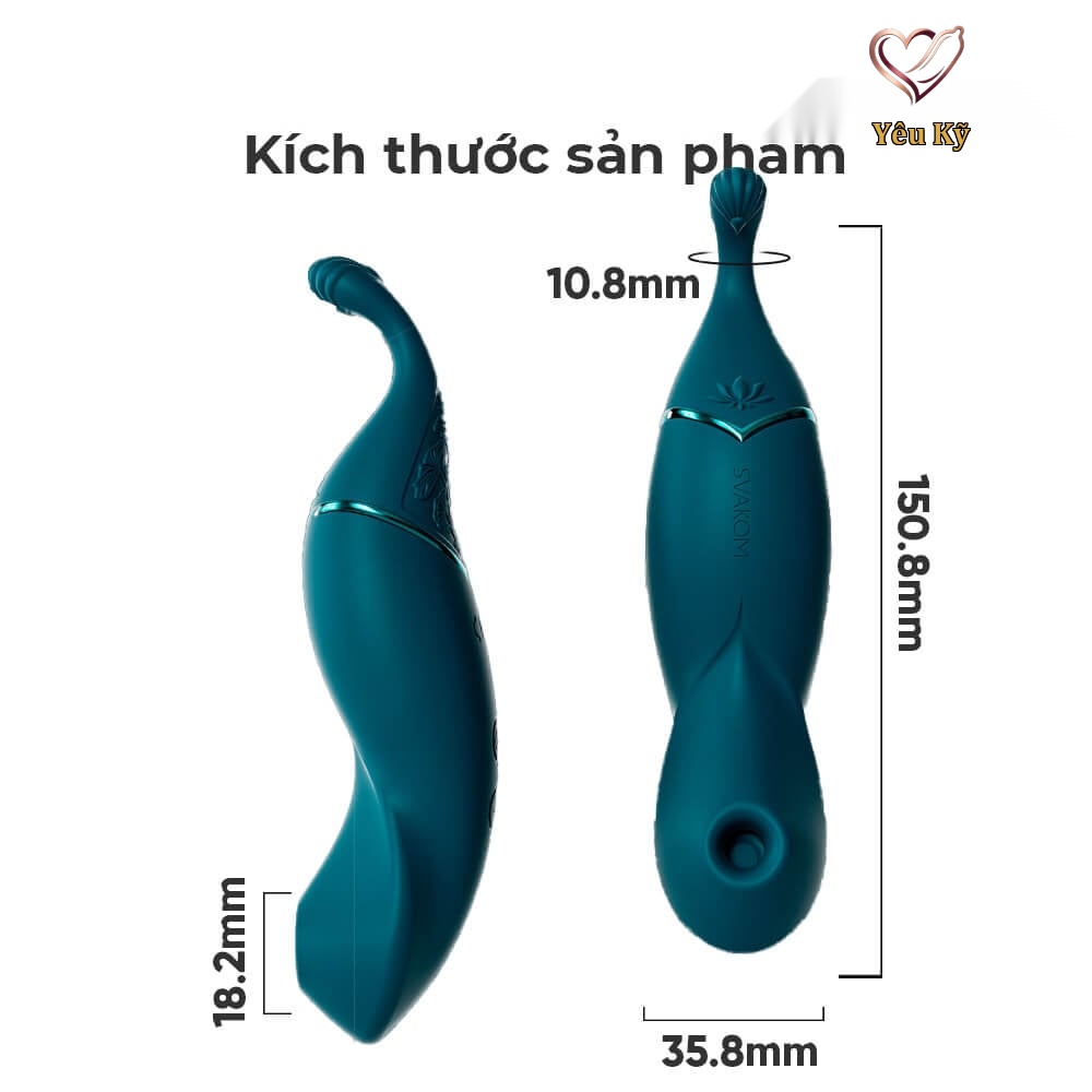 Máy massage Svakom Qingdai Shy Peacock - Ảnh 2