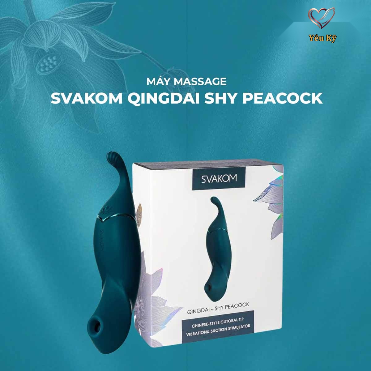 Máy massage Svakom Qingdai Shy Peacock - Ảnh 3