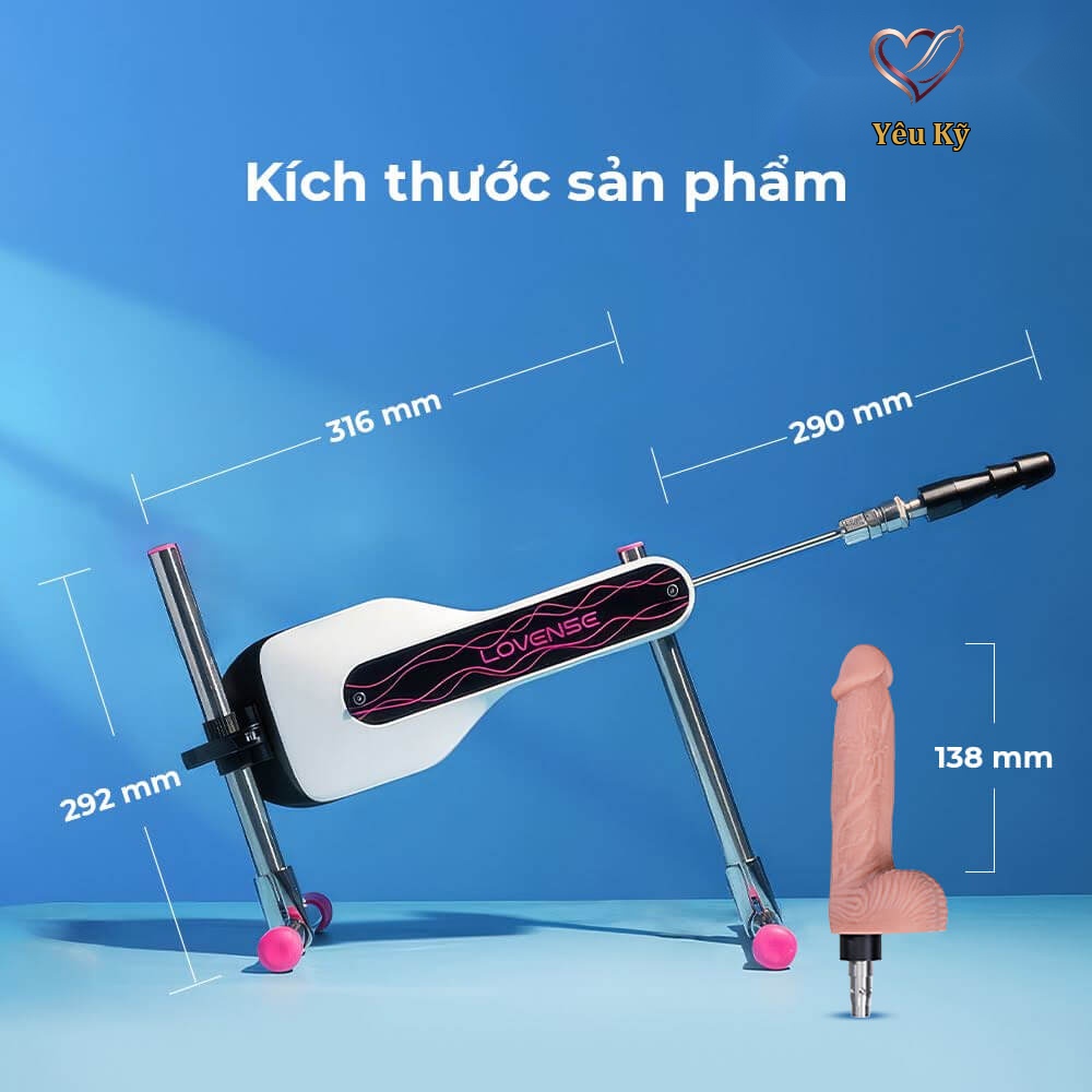 Máy rung làm tình tự động Lovense Sex Machine Mini - Ảnh 2
